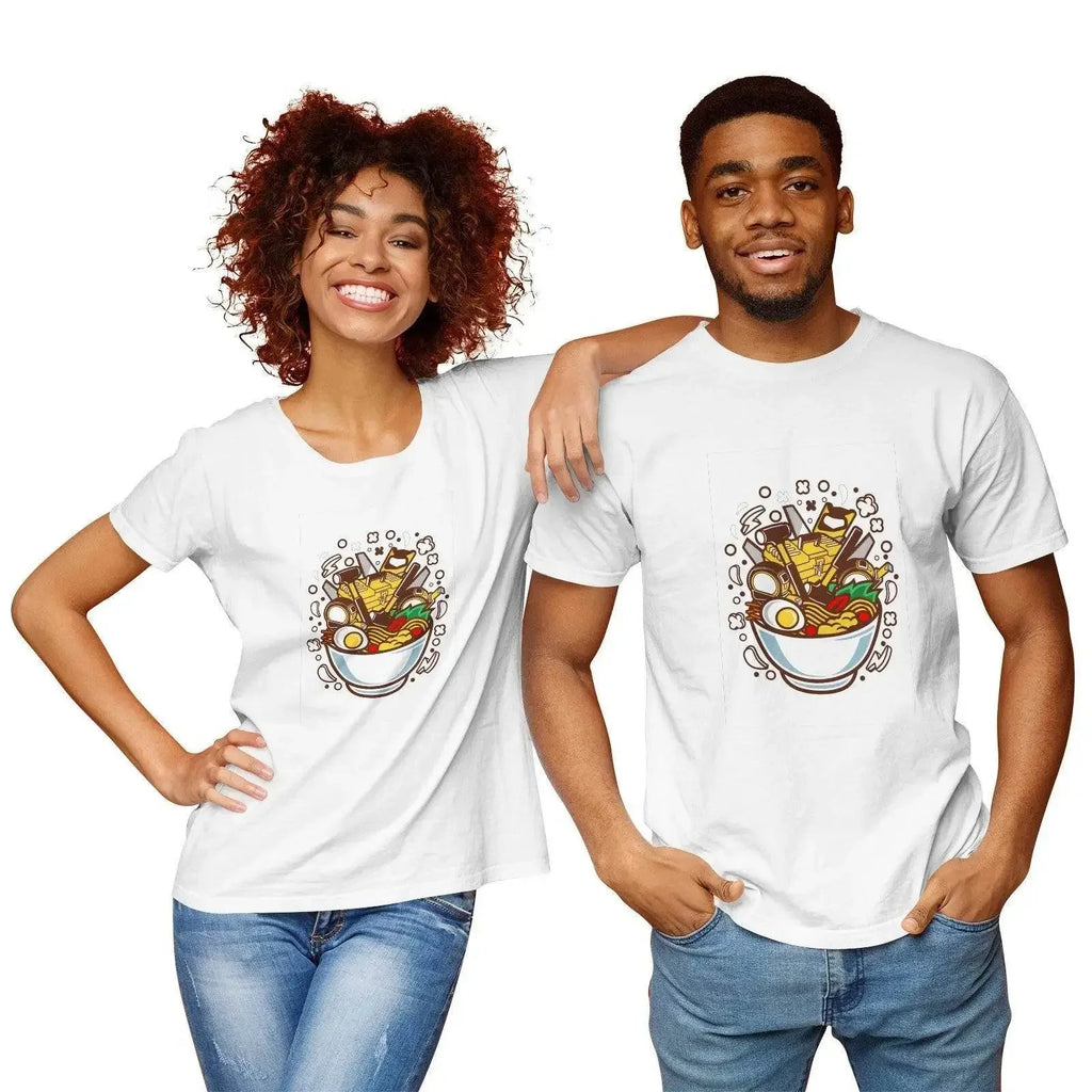 Ramen Couple's Pima Cotton T-shirt - IVORYNN