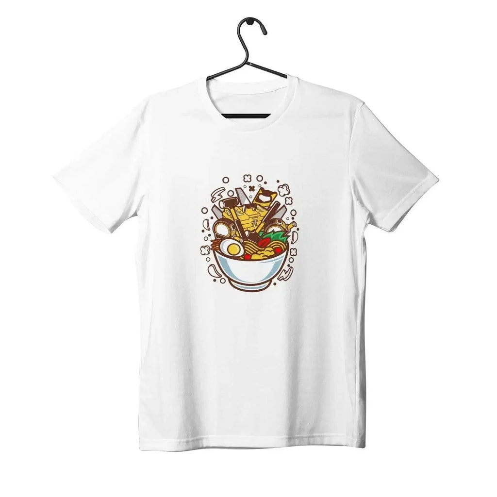 Ramen Couple's Pima Cotton T-shirt - IVORYNN