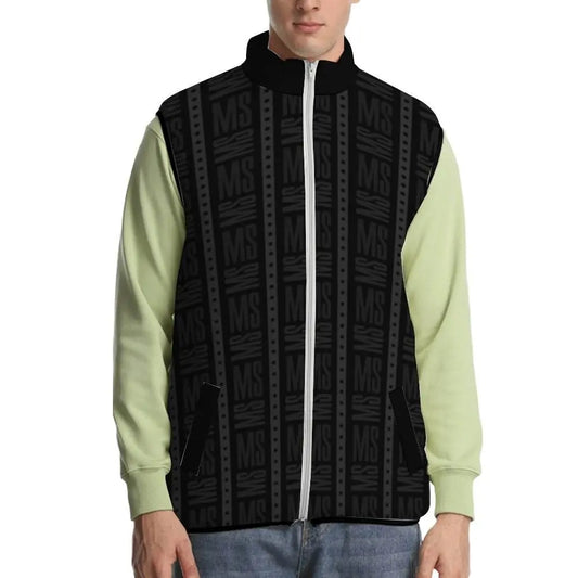 Unisex Windproof Jackets Full-Zip  Vests