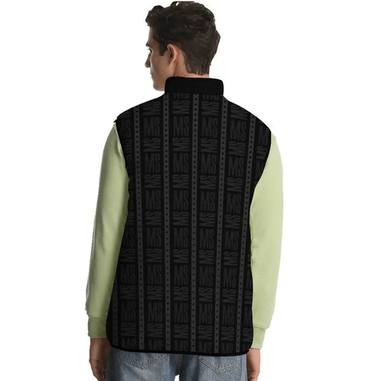 Unisex Windproof Jackets Full-Zip  Vests