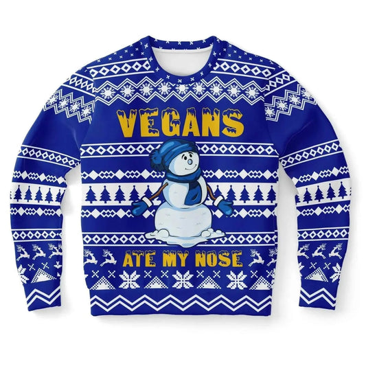 Vegans ate my Nose Athletic Lady Sweater