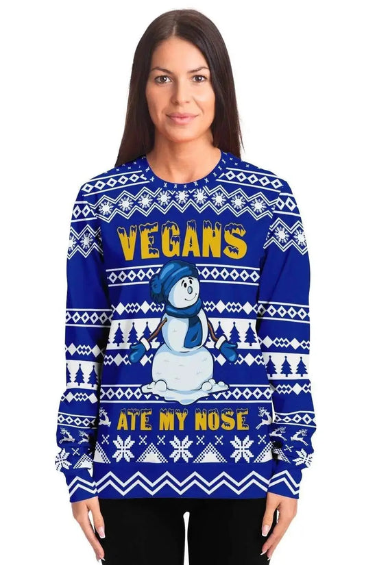 Vegans ate my Nose Athletic Lady Sweater - IVORYNN
