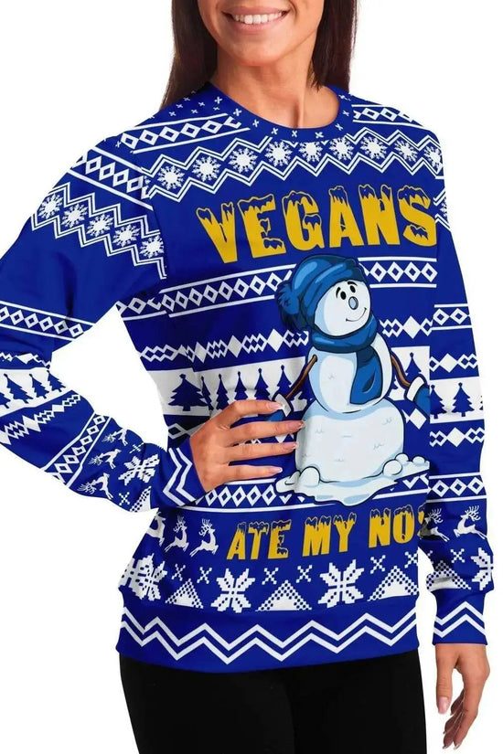 Vegans ate my Nose Athletic Lady Sweater - IVORYNN