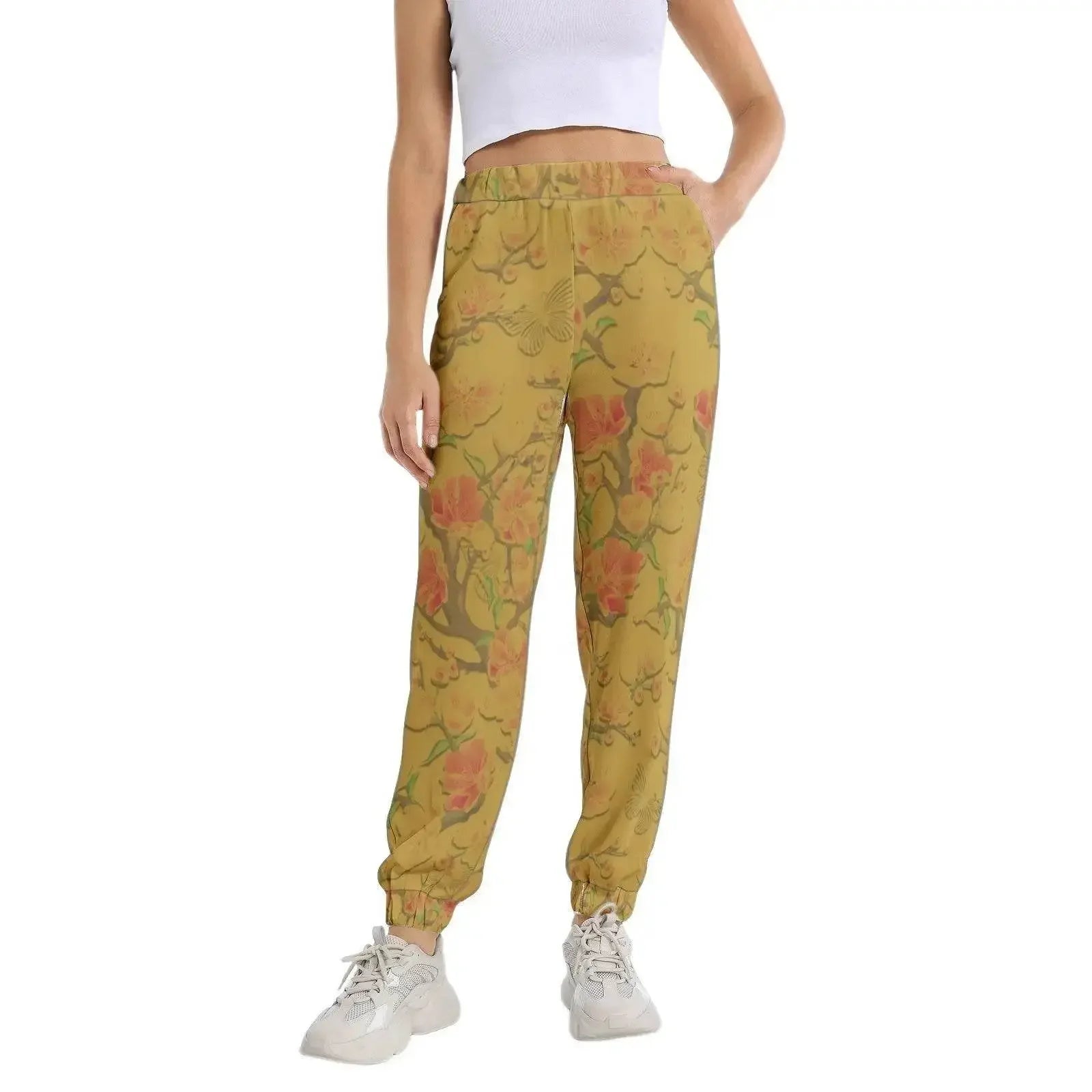 Vintage Elastic Waist Tapered Sweatpant - IVORYNN