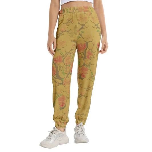 Vintage Elastic Waist Tapered Sweatpant