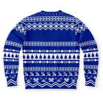 Vintage Fashionable Christmas Men Sweater - Navy - IVORYNN