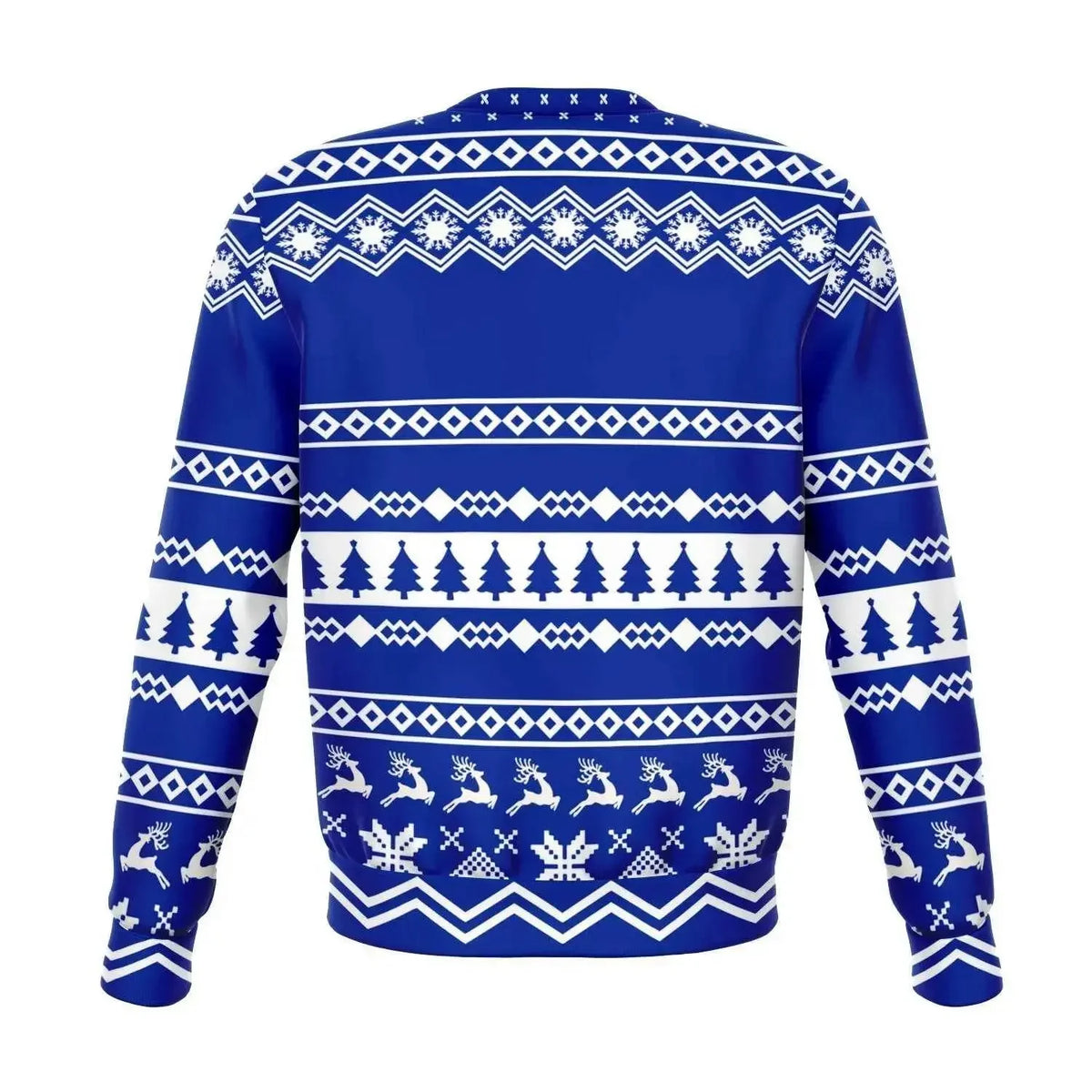 Vintage Fashionable Christmas Men Sweater - Navy - IVORYNN