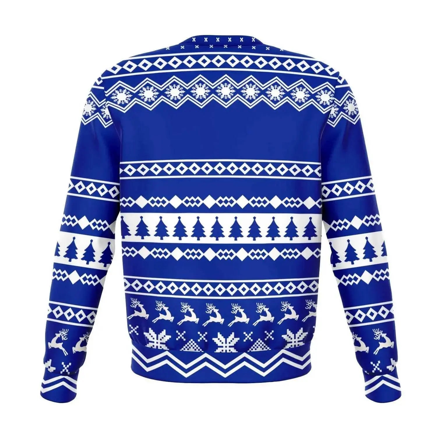 Vintage Fashionable Christmas Men Sweater - Navy - IVORYNN