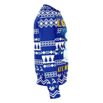 Vintage Fashionable Christmas Men Sweater - Navy - IVORYNN
