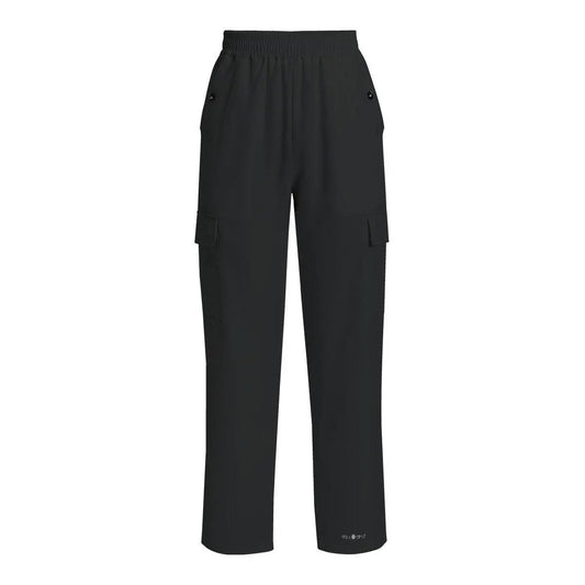 Women's Bib Overall Luxury Pant - Black - IVORYNN