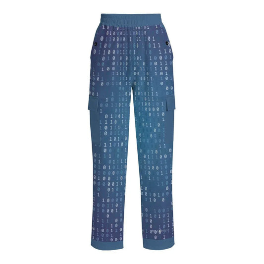 Women's Bib Overall Luxury Pant - E-Blue - IVORYNN