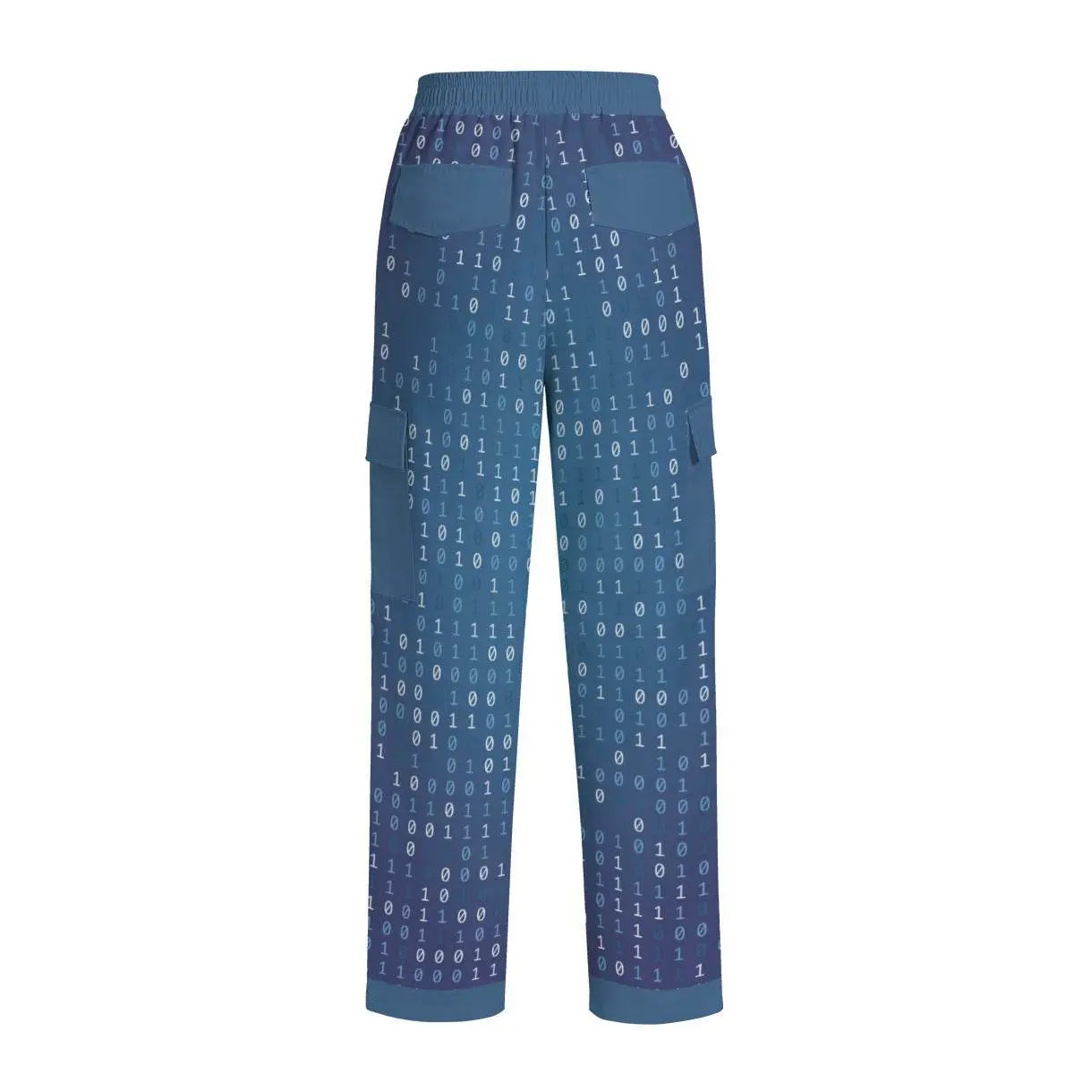 Women's Bib Overall Luxury Pant - E-Blue - IVORYNN