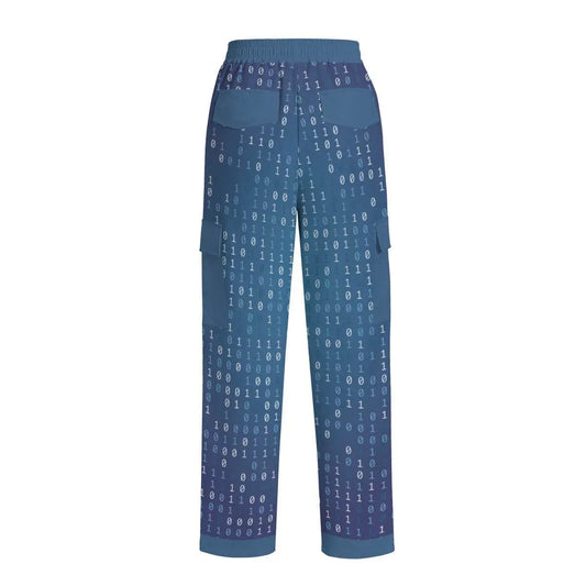 Women's Bib Overall Luxury Pant - E-Blue - IVORYNN