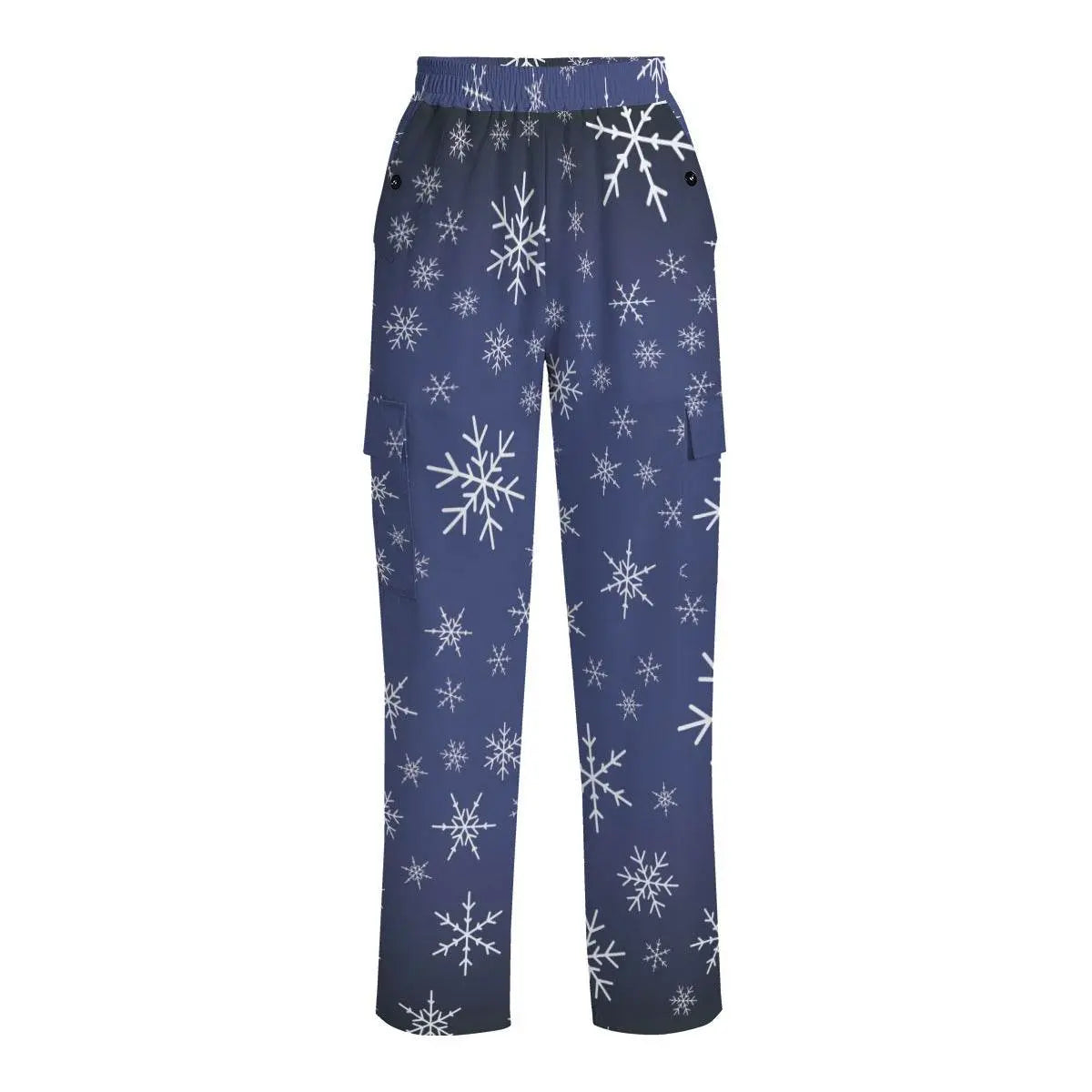 Women's Bib Overall Luxury Pant - Snow Navy - IVORYNN