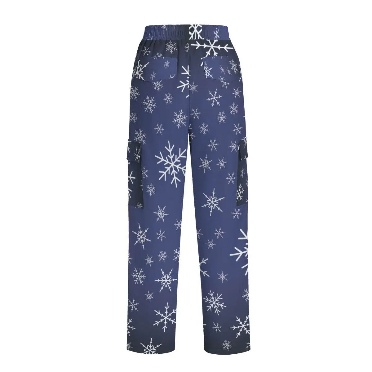 Women's Bib Overall Luxury Pant - Snow Navy - IVORYNN