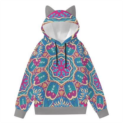 Women’s Fantas Hoodie With Decorative Ears - IVORYNN
