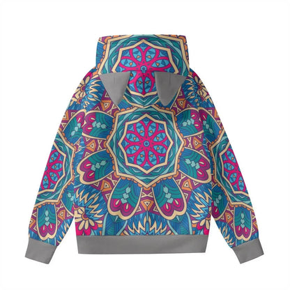 Women’s Fantas Hoodie With Decorative Ears - IVORYNN