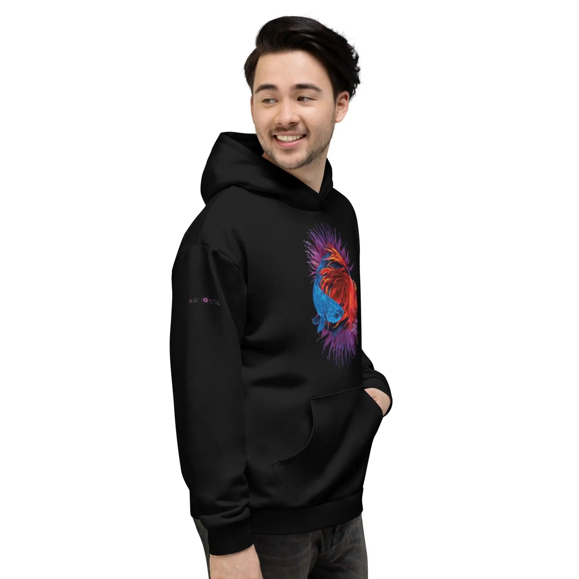 Dark Space Dreams Air Unisex Hoodie - Mishastyle