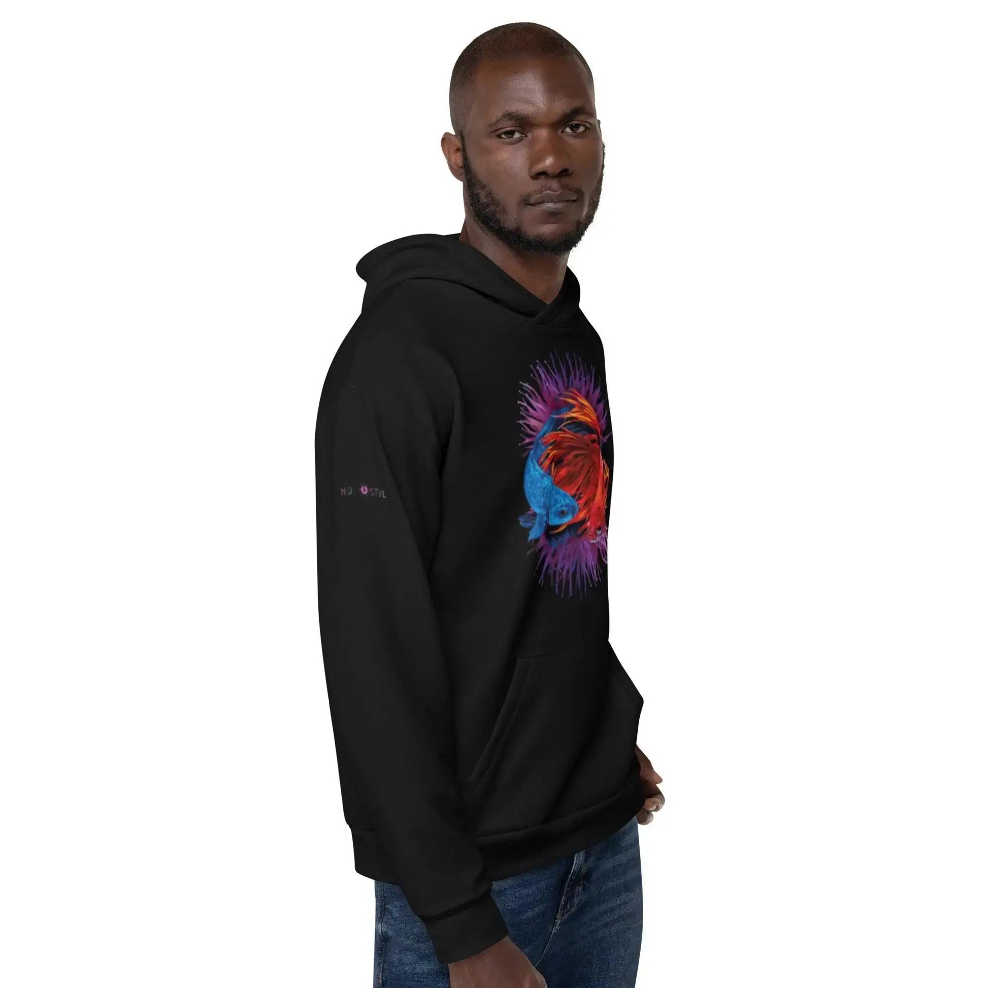 Dark Space Dreams Air Unisex Hoodie - Mishastyle