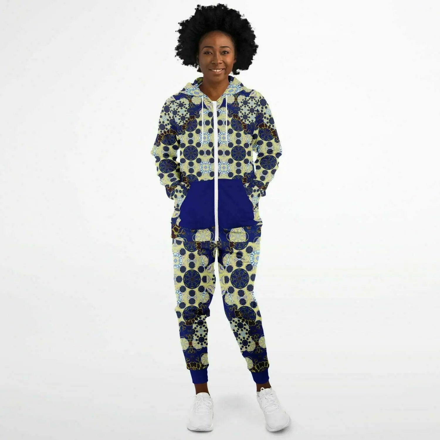 Decoration Fashion Ziphoodie & Jogger - Set - Mishastyle