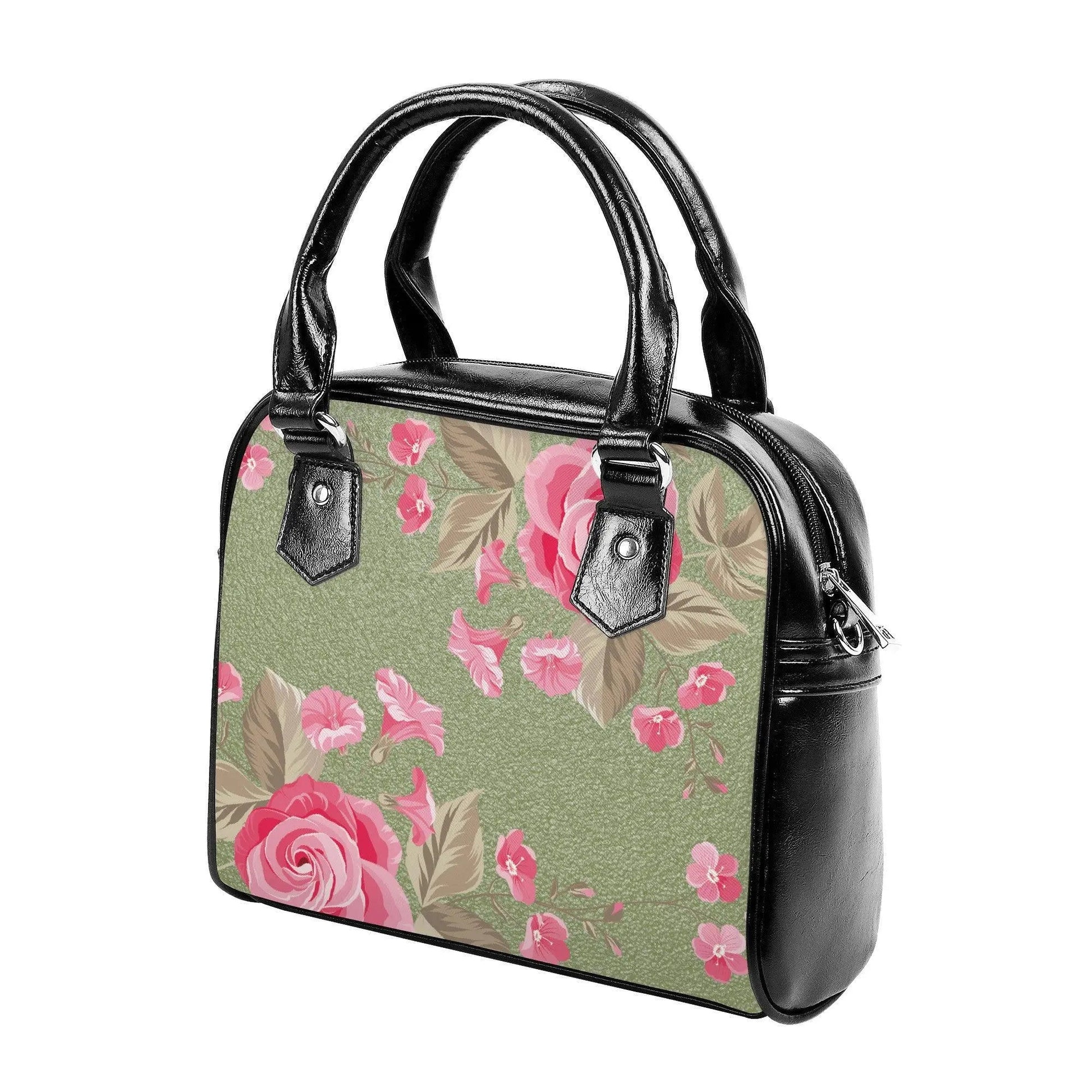 Little Garden Shoulder Handbag - Green - Mishastyle