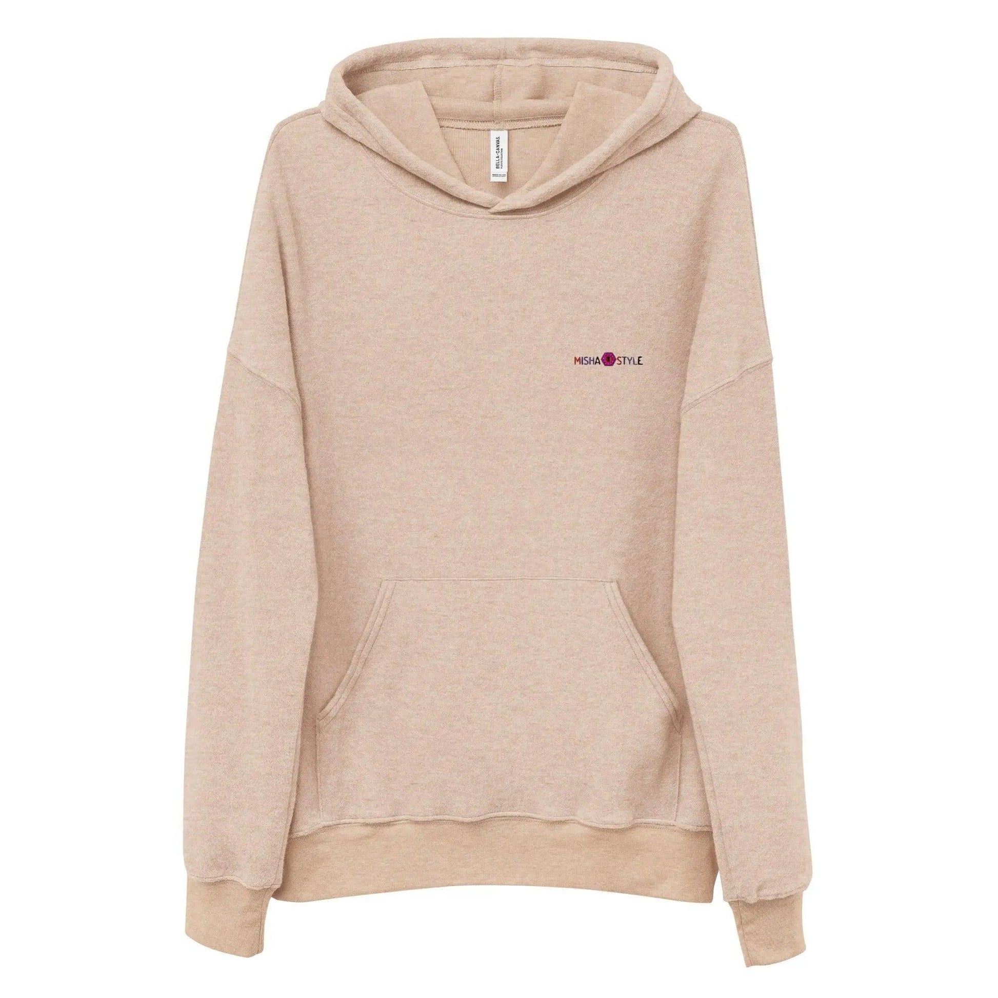 Men sueded fleece hoodie - Mishastyle