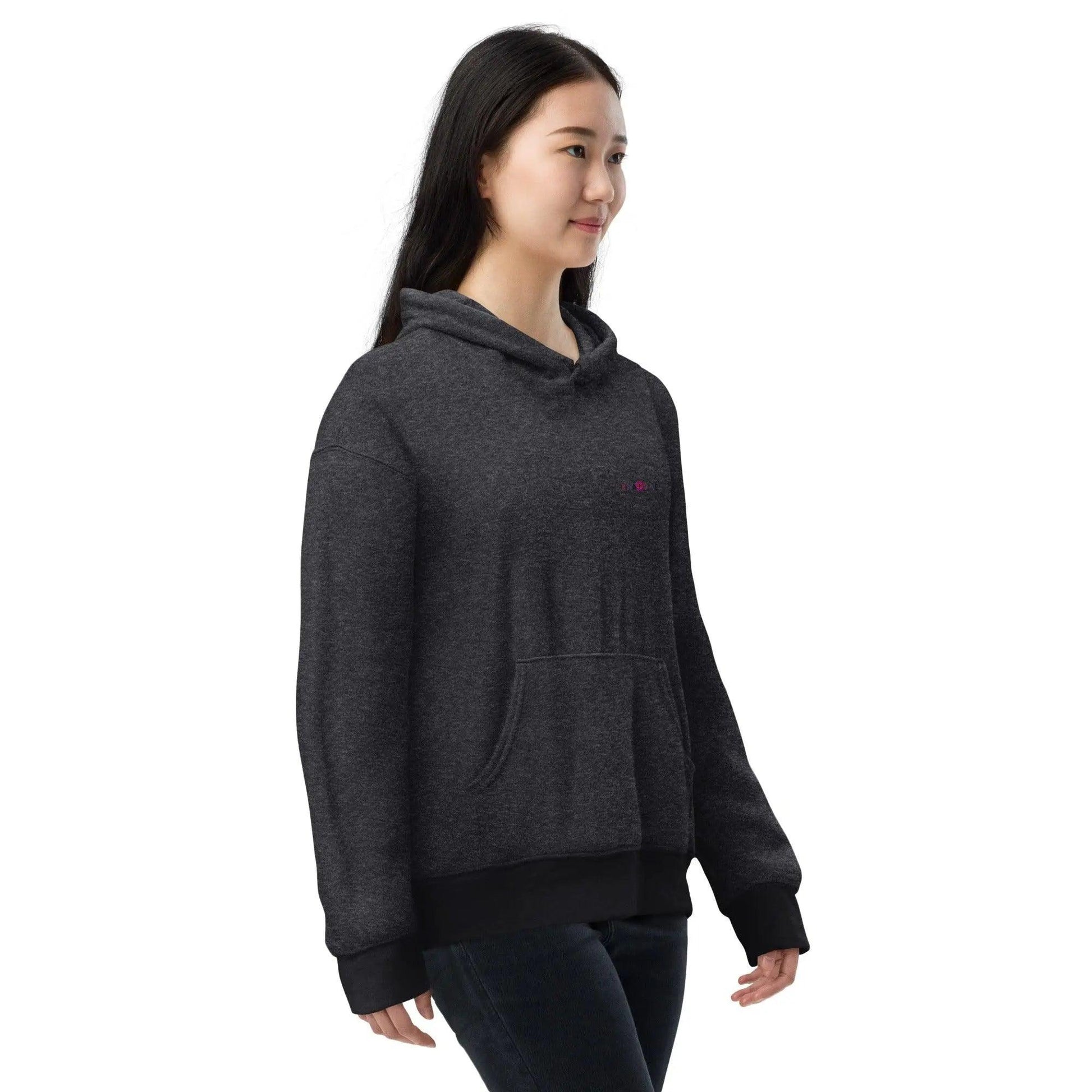 Men sueded fleece hoodie - Mishastyle