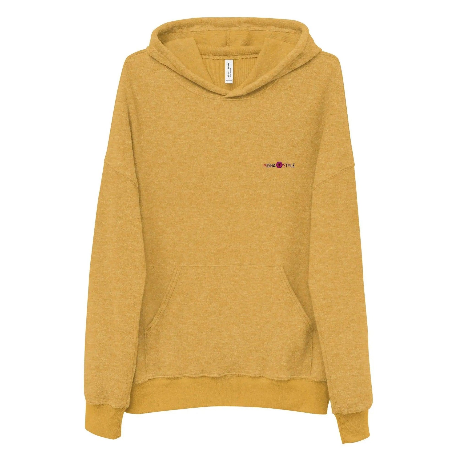 Men sueded fleece hoodie - Mishastyle