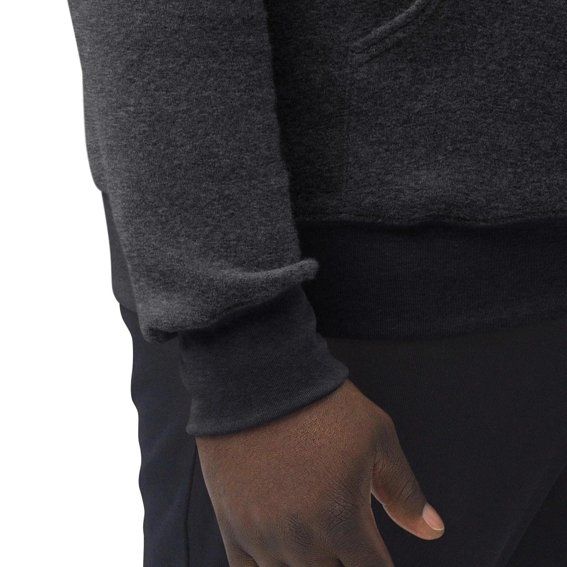 Men sueded fleece hoodie - Mishastyle