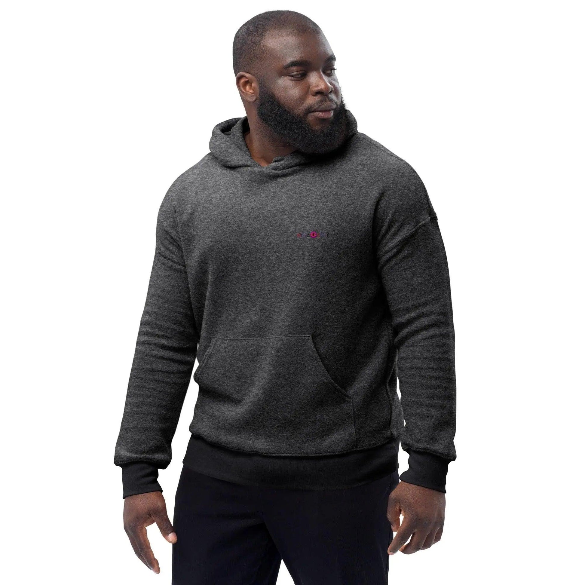 Men sueded fleece hoodie - Mishastyle