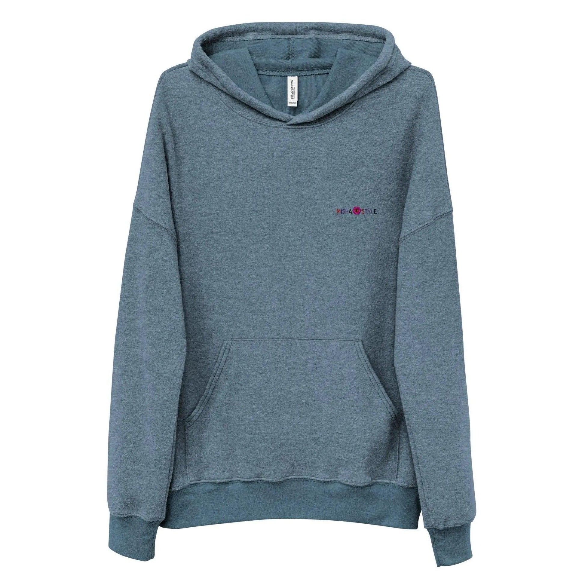 Men sueded fleece hoodie - Mishastyle