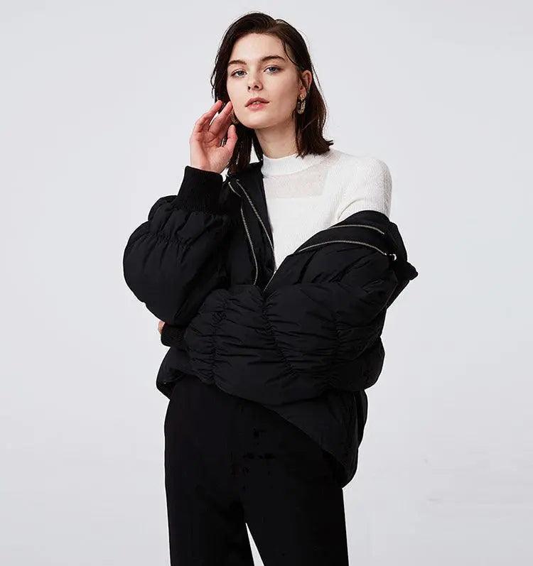 Minimalist Warm Loos Short Jacket - Mishastyle