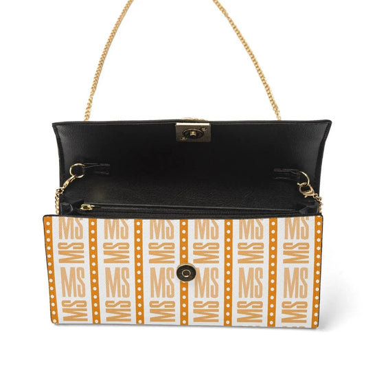 Misha Chain Type Flap Shoulder Bag - Mishastyle