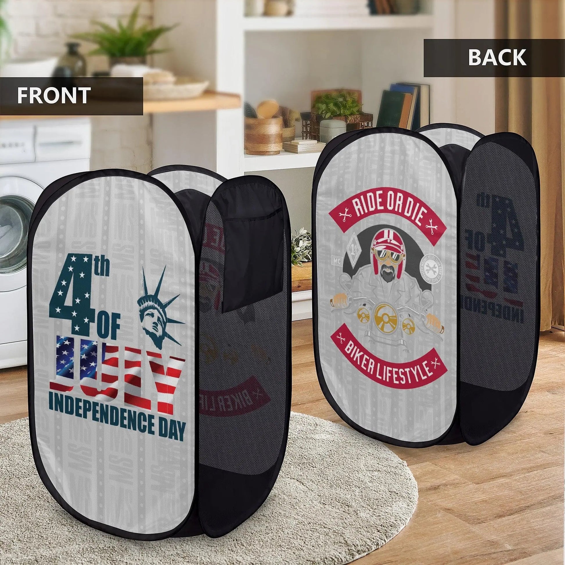 Misha Laundry Hampers Black - Mishastyle