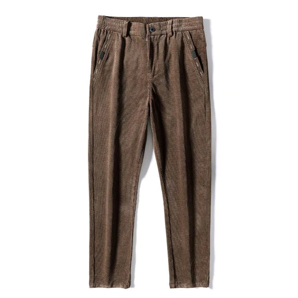 UK Thickened Corduroy Men Business Trousers - Mishastyle