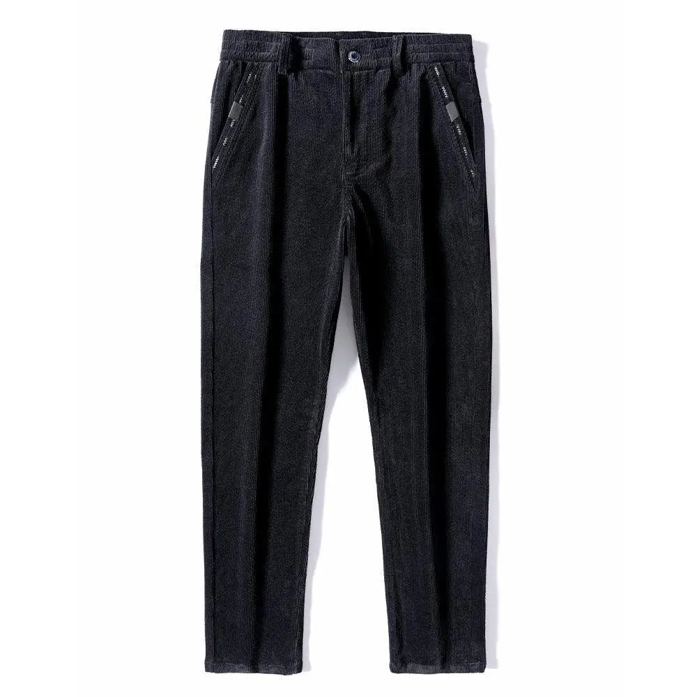 UK Thickened Corduroy Men Business Trousers - Mishastyle