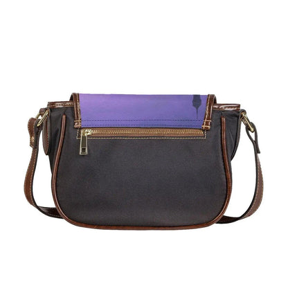 Vintage Tambourin Bag Single Strap - Purple - Mishastyle